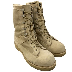 Botas Addison Para Hombres 13W Bronceadas GoreTex Combate Militar Con Cordones Gamuza Nylon Vibram - Imagen 1 de 12