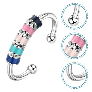Anillos de descompresión Miss tamaño ajustable inquietos para ansiedad mujeres - Imagen 1 de 10