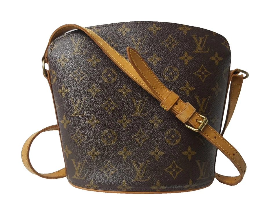 Authentic Louis Vuitton Monogram Drouot Shoulder Cross Body Bag - Image 1 of 4
