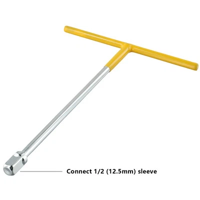 Hex Socket Wrench T-handles Wrench High-carbon Steel Silver And Yellow - Image 1 of 4