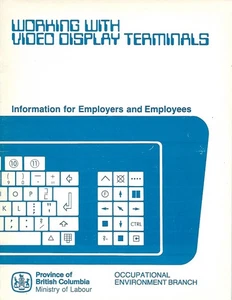 Brochure - Working with Video Display Terminals - Computer - c1989 (ST525) - Picture 1 of 1