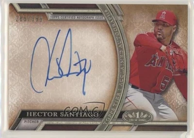 2015 Topps Tier One Acclaimed Auto /399 Hector Santiago #AA-HS Auto - Image 1 of 2