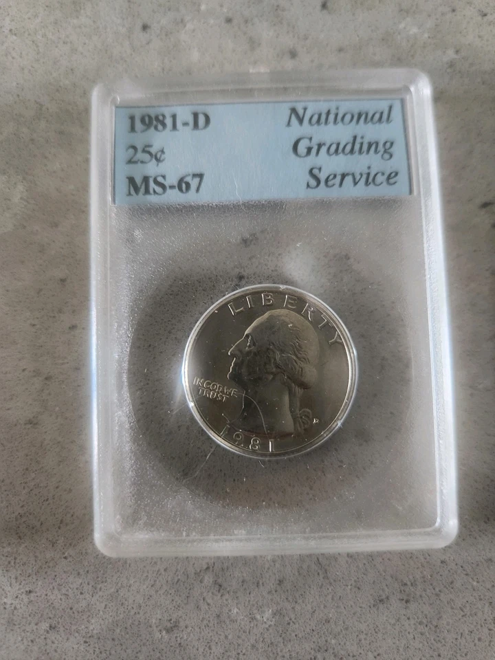 1981-D Washington Quarter MS67  - Image 1 of 1