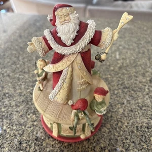 Enesco The Heart Of Christmas Karen Hahn SANTA MUSICAL 4027185 BROKEN HAT - Picture 1 of 18