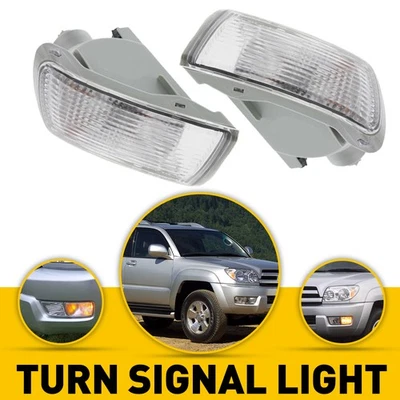 Clear Front Bumper Lights Turn Signal 2003-05 Parking Lamps For Toyota 4Runner - Image 1 of 4