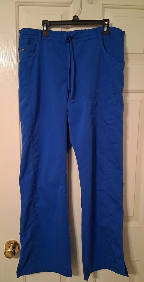 Pantalones Médicos SANIBEL SCRUBS Unisex Talla M Eléctricos Azul Cintura Elástica con Cordón Foto 1 de 4