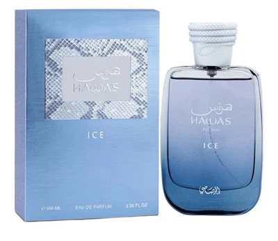 Rasasi Hawas Ice for Him Eau de Parfum 100ml - UK SELLER - ORIGINAL BRAND NEW