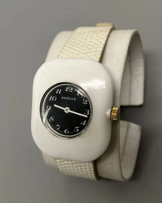1960s Endura Acryl Swiss Mechanical Watch Mid Century Foto 1 de 4