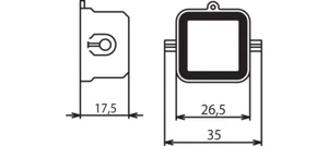 93601-0702 Schutzkappe Größe 3A Seil für Klemme Metall MOLEX - Picture 1 of 1