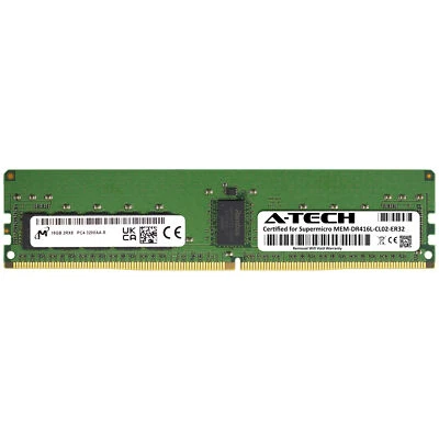16GB PC4-25600R REG Supermicro MEM-DR416L-CL02-ER32 Equivalent Server Memory RAM - Image 1 of 2