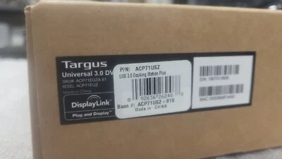 Targus ACP71EUZ Universal USB 3.0 DV Docking Station - Image 1 of 2