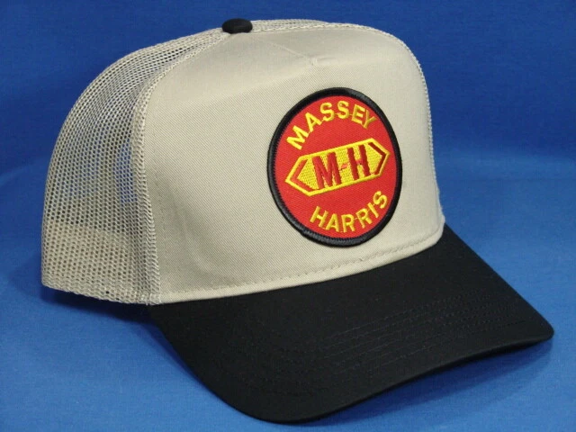 Chapéu Trator Massey Harris - Malha Preta e Cáqui - Snapback - Caminhoneiro - Imagem 1 de 1
