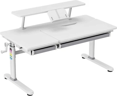 HOKO® Kinderschreibtisch, Manuell höhenverstellbar mit Schreibtischaufsatz - Bild 1 von 4