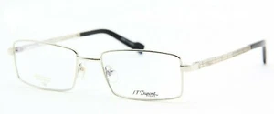 NEW ST DUPONT DP-0008U 1 SILVER AUTHENTIC FRAMES EYEGLASSES RX DP 0008U 54-18 - Picture 1 of 3