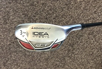 Adams IDEA a3 Men's 19* RH 3-Iron/Hybrid, S-Flex graphite shaft, new grip - Image 1 of 4