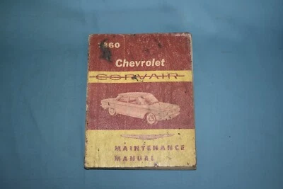 1960 Chevrolet Corvair Service Shop Repair Maintenance Manual Factory OEM - Image 1 of 4