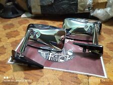 Fiat 131 132 Side view Mirrors right hand And Left hand Cromodora NOS OEM