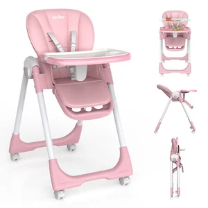SEJOY Baby high Chair Baby Dining Aid 6-36 months Toys & Meals foldable - Picture 1 of 12