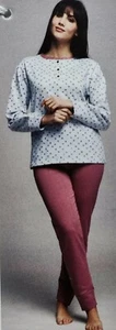 PIGIAMA DONNA INVERNALE FELPATO - Picture 1 of 26