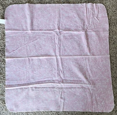 Manta Receptora Bebé Laura Ashley Franela Algodón Rosa Floral 27" X 26" Foto 1 de 4