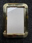 Vintage Beautiful Photo Frame Gold Tone Small Shiny 1 Picture
