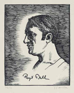 JULIUS J. LANKES Xraro De Colección 1930 Firmado Grabado en Madera FLOYD DELL, Coll. de DB Gilchrist - Imagen 1 de 2