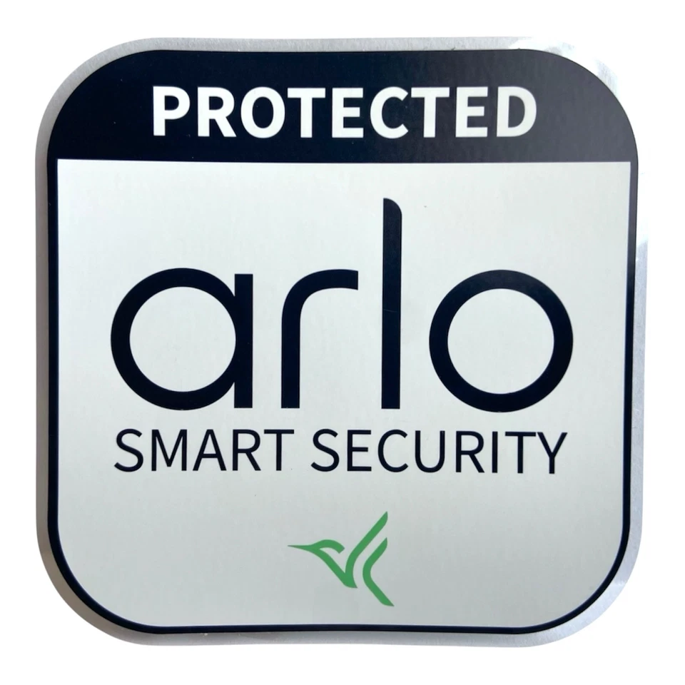 Arlo Smart Security Sticker Decal for Arlo Wireless Security Camera Systems - Image 1 of 1