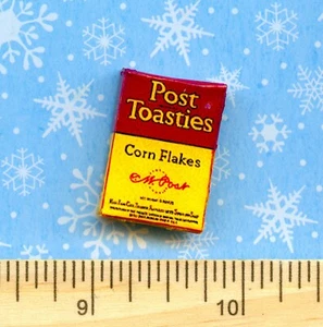 Puppenhaus Miniatur Größe Vintage Müslischachtel # Post Toasties - Bild 1 von 2
