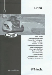 Guía del usuario Spectra Precision Laser LL100 - Imagen 1 de 1