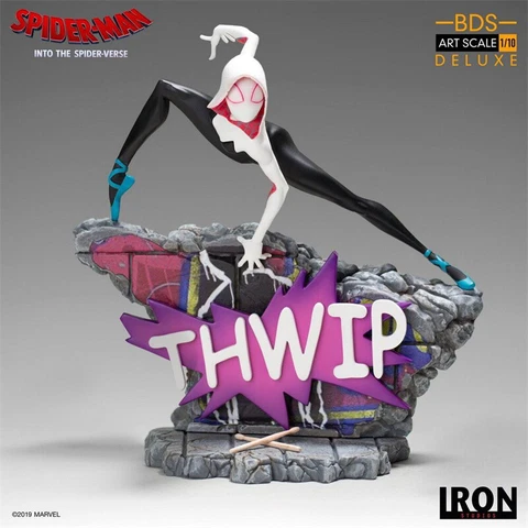 Iron Studios Spider-Man Into the Spider-Verse Spider-Gwen BDS Art 1/10 Statue Cover