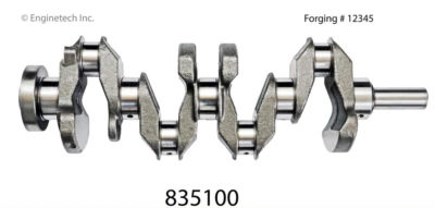 Nissan 2.5L Crankshaft Kit: Altima, Frontier, Sentra 06-13. Bearings Included! — 第 1/3 张图片
