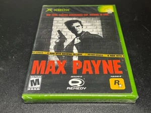 Max Payne Xbox Rockstar Games NUOVO SIGILLATO š„RAROš„etichetta nera - Foto 1 di 7
