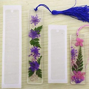 2 Pcs/Set Rectangle Silicone Bookmark Mold Bookmark Mold Making Epoxy Resin J... - Picture 1 of 7