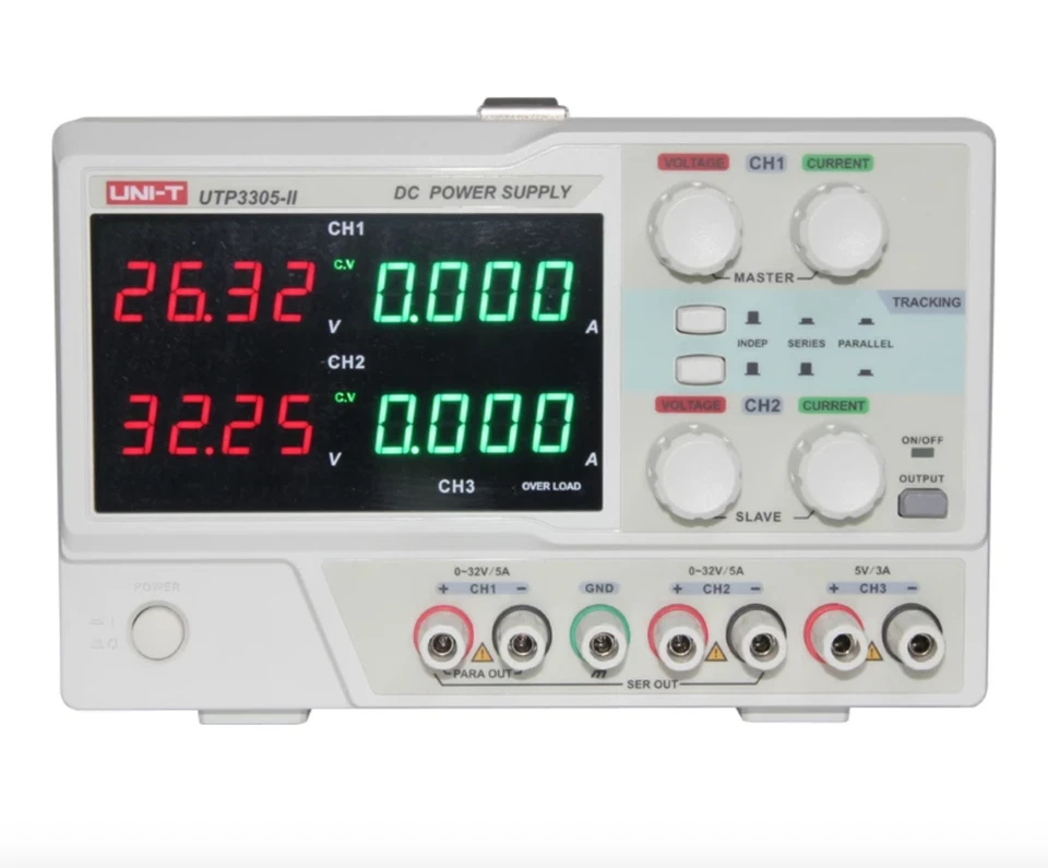 UNI-T UTP3305-II Stromversorgung Linear Programmable Labornetzteil 3 Kanal 335W - Bild 1 von 4