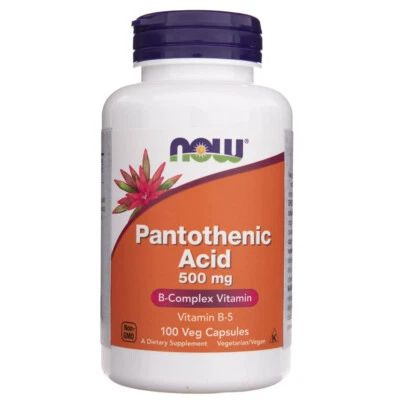 Now Foods Pantothensäure Pantothensäure 500 mg 100 Kapseln - Bild 1 von 4