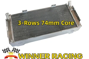 74MM 3-ROW Aluminum Radiator For FORD GT40 1964-1969 1965 1966 1967 1968 - Picture 1 of 7