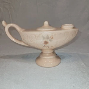 Vintage Florence Nightingale Lamp, Pink Floral 7.5" Very Nice - Picture 1 of 4