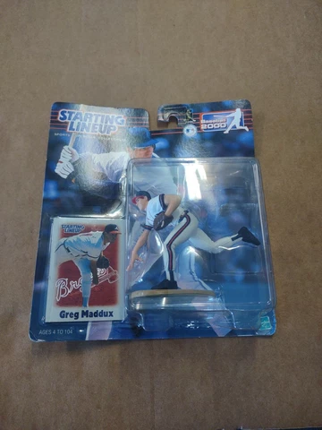 2000 Starting Lineup Greg Maddux Atlanta Braves Hasbro MLB Baseball Figure NEW! Cover