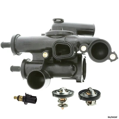 2x Thermostat, Housing Coolant Sensor for FIAT FREEMONT FLAVIA 2.0 2.4L RA/0426F - Image 1 of 4