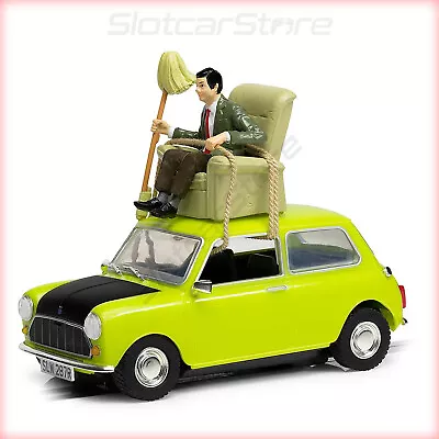Scalextric C4334 Mini "Mr. Bean Do-It-Yourself" Citron Green 1:32 Auto Slotcar