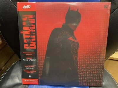 BRAND NEW LIMITED EDITION THE BATMAN SOUNDTRACK MONDO TRIPLE SOLID COLOUR VINYL - Image 1 of 4