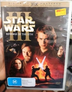 Star Wars III - Revenge Of The Sith DVD, PAL Region 4, Brand New & Sealed - Picture 1 of 2