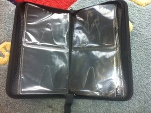 1 Top Qulaity Black Nylon 68 CD DVD Wallet Case Holder JS68-BLKSLV - Picture 1 of 1