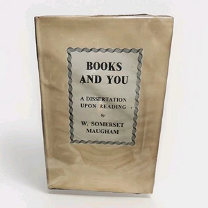 Books and You W. Somerset Maugham 1940 First Edition w/ Dust Jacket Heinemann - Picture 1 of 4