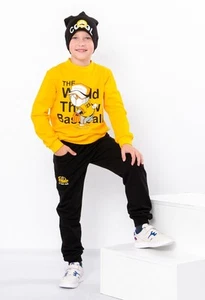 Boys’ Casual Sportswear – Soft Fabric Hoodie with Pants, Demi-season, Nosi s... - Picture 1 of 17