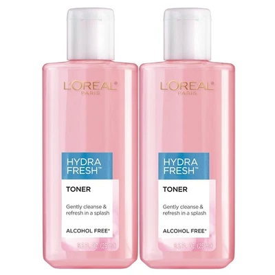 L'Oreal Paris Skincare HydraFresh Toner Face Toner with Pro-Vitamin B5 for a Smo - Image 1 of 4