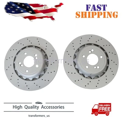 Juego de 2 pares de rotores de freno de disco traseros de 370 mm para BMW F80 F82 F83 F87 34212284811 Foto 1 de 4