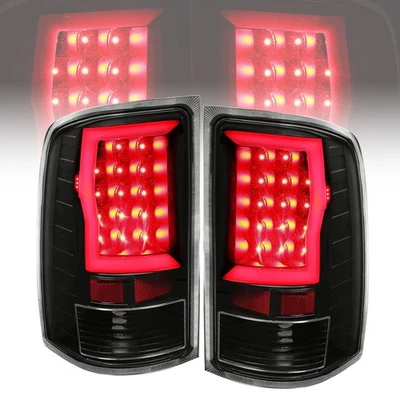 For GMC Sierra 1500 2500HD 3500HD 2007-2013 LED Tube Tail Lights Brake Lamps - Image 1 of 4