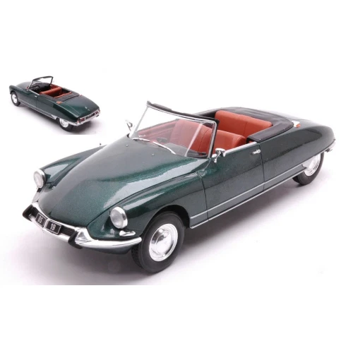 1 24 WHITEBOX Citroen Ds19 Cabriolet Open 1961 Green Met WB124180