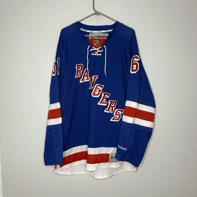 Camiseta deportiva de hockey Reebok Premier NHL para hombre New York Rangers Rick Nash #61 talla 2XL Foto 1 de 4